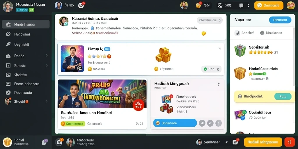 Screenshot menunjukkan fitur multiplayer yang seru.