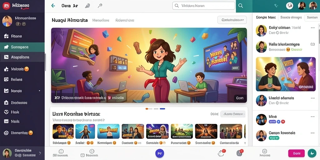 Fitur multiplayer yang menyatukan pemain dari seluruh dunia.