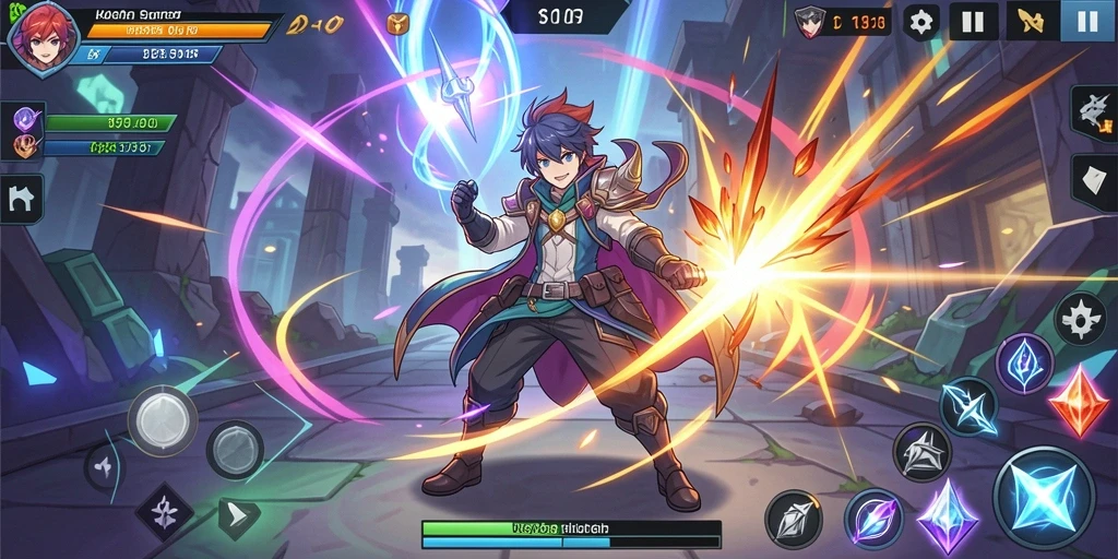 Fitur multiplayer memungkinkan bermain dengan teman secara real-time.